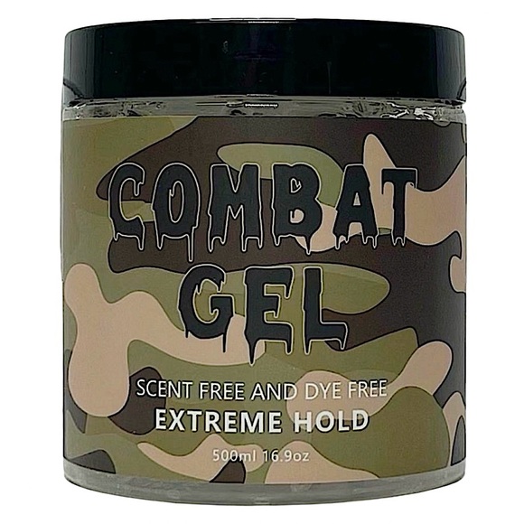 Combat Gel Scent Free And Dye Free Extreme Hold Hair Gel 16.9oz - Picture 1 of 1